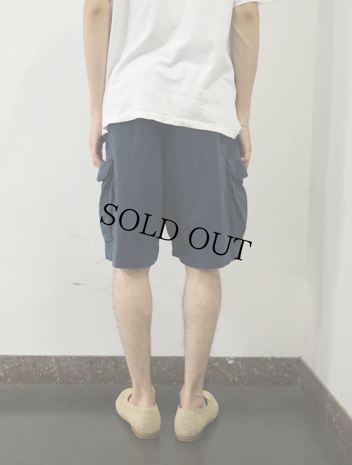 画像3: POLO Ralph Lauren コットンカーゴショーツ NAVY W38 (3)