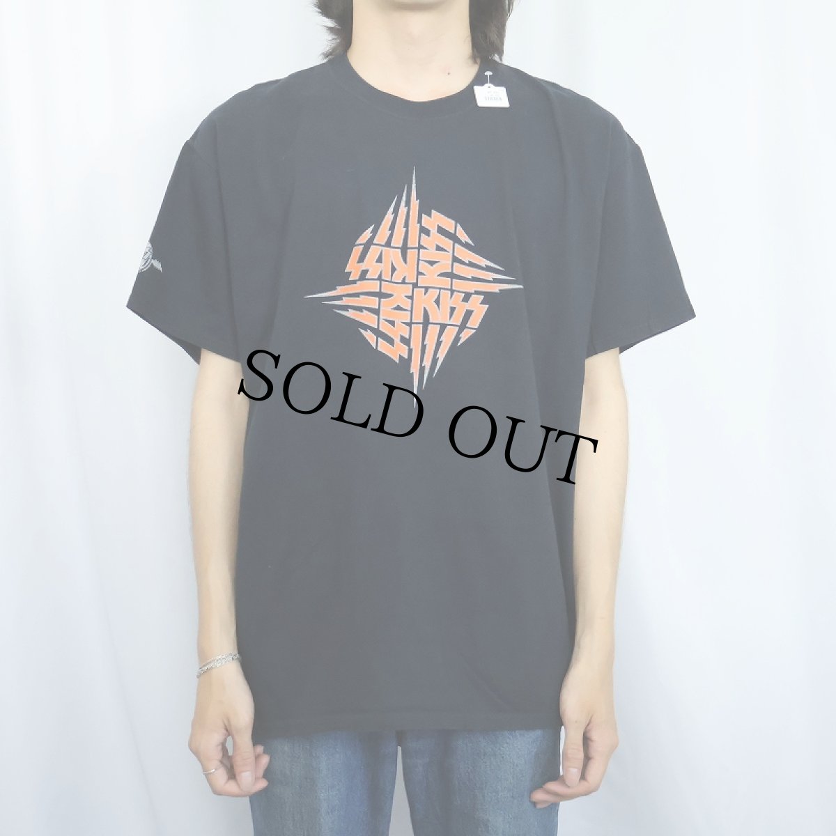 画像2: KISS ヘヴィメタルバンドプリントTシャツ BLACK XL (2)