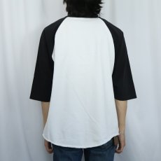 画像3: KISS "HOTTER THAN HELL" ヘヴィメタルバンドプリントラグランTシャツ XL (3)
