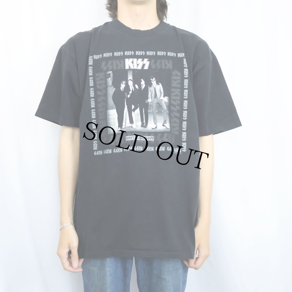 画像3: 90's KISS USA製 ヘヴィメタルバンドプリントTシャツ BLACK XL (3)