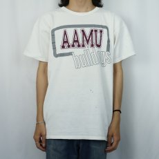 画像2: 80's Champion トリコタグ USA製 "AAMU bulldogs" プリントTシャツ XL (2)