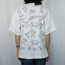 画像4: 90's GREENPEACE ブタプリントTシャツ  (4)