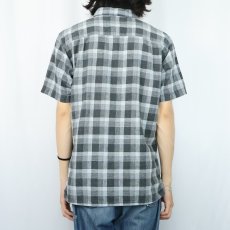 画像3: 2014SS Patagonia チェック柄 ヘンプ × コットン シャツ M (3)