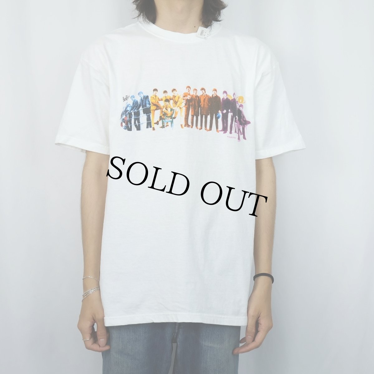 画像3: 2000's THE BEATLES "BEATLES FOR SALE" ロックバンドプリントTシャツ L (3)
