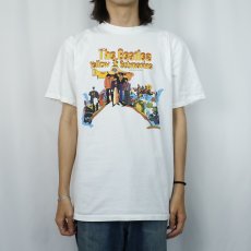 画像3: 90's THE BEATLES USA製 "Yellow Submarine" ロックバンドプリントTシャツ L (3)