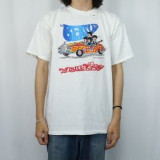 画像2: 80's〜 THE BEATLES USA製 "DRIVE MY CAR" 発砲プリント ロックバンドTシャツ  (2)