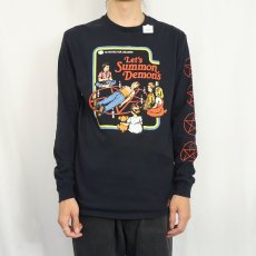 画像3: Steven Rhodes "Let's Summon Demons" プリントロンT BLACK M (3)