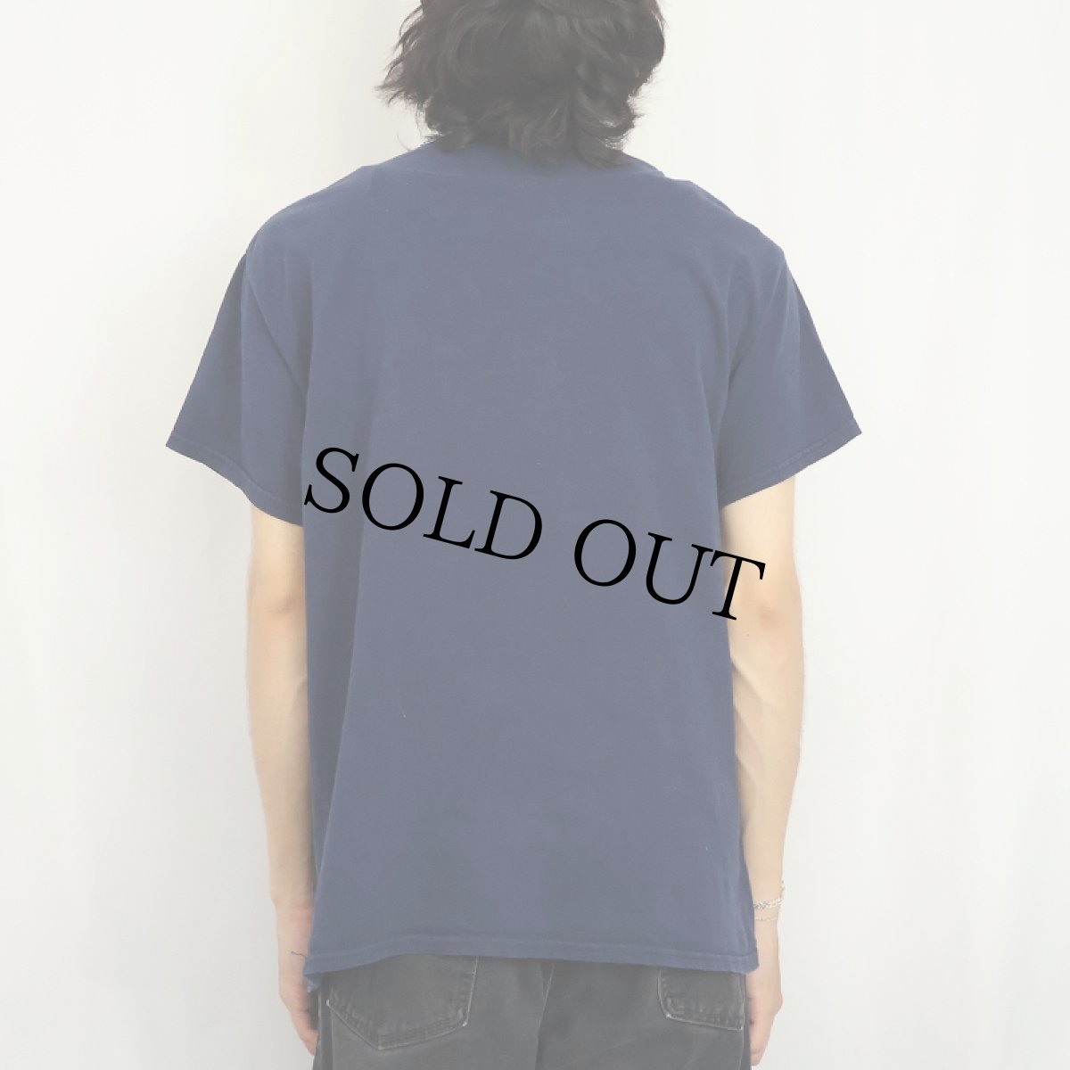 画像3: SPAM ロゴプリントTシャツ NAVY (3)