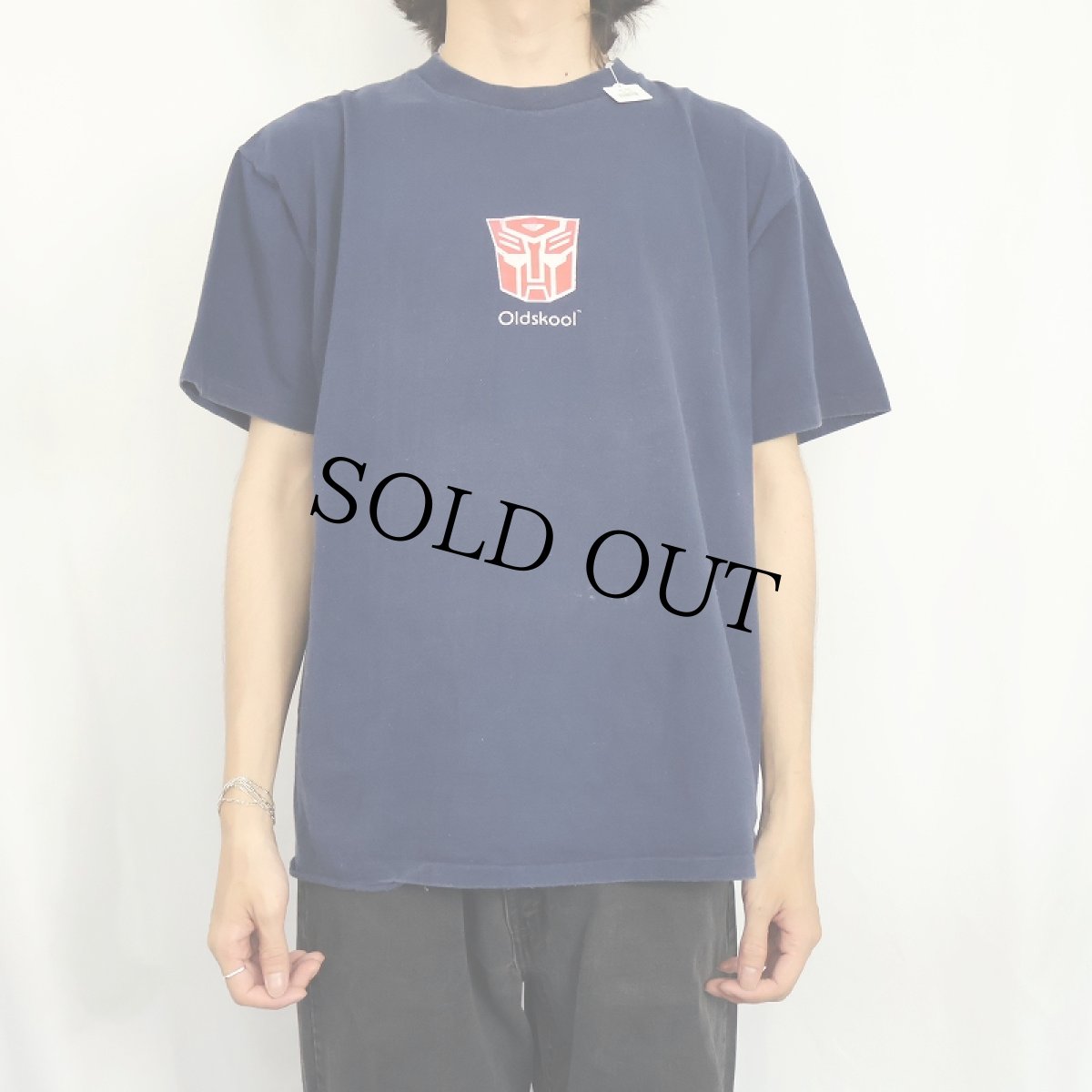 画像2: Transformers "Old skool" アニメプリントTシャツ NAVY XL (2)