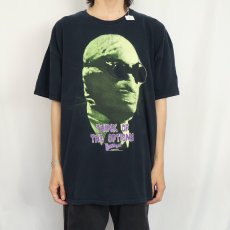 画像2: 90's THE INVISIBLE MAN "THINK OF THE OPTIONS" ホラー映画プリントTシャツ BLACK 2XL (2)