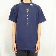 画像3: 90's Osaki Design ロゴプリントTシャツ NAVY XL (3)