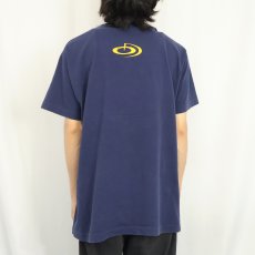 画像4: 90's Osaki Design ロゴプリントTシャツ NAVY XL (4)