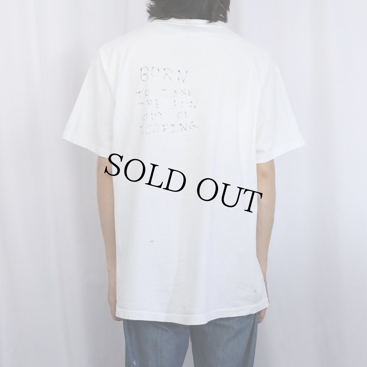 画像3: 90's The Three Stooges USA製 "moe" アートパロディ コメディアンプリントTシャツ XL (3)