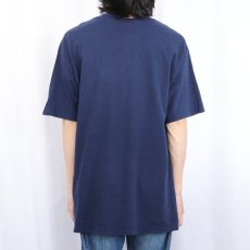 画像3: The Three Stooges "WHY SOITENLY!" コメディアンプリントTシャツ NAVY L (3)