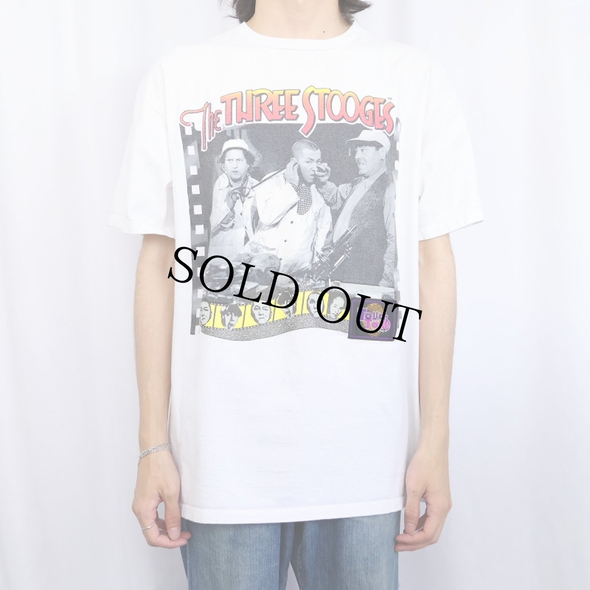 画像2: 90's Touch Tone USA製 "The Three Stooges" コメディアンプリントTシャツ XL (2)