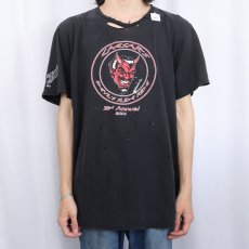 画像3: Devil's Slide Rid "レッドデビル" サイクリングイベントプリントTシャツ BLACK  (3)