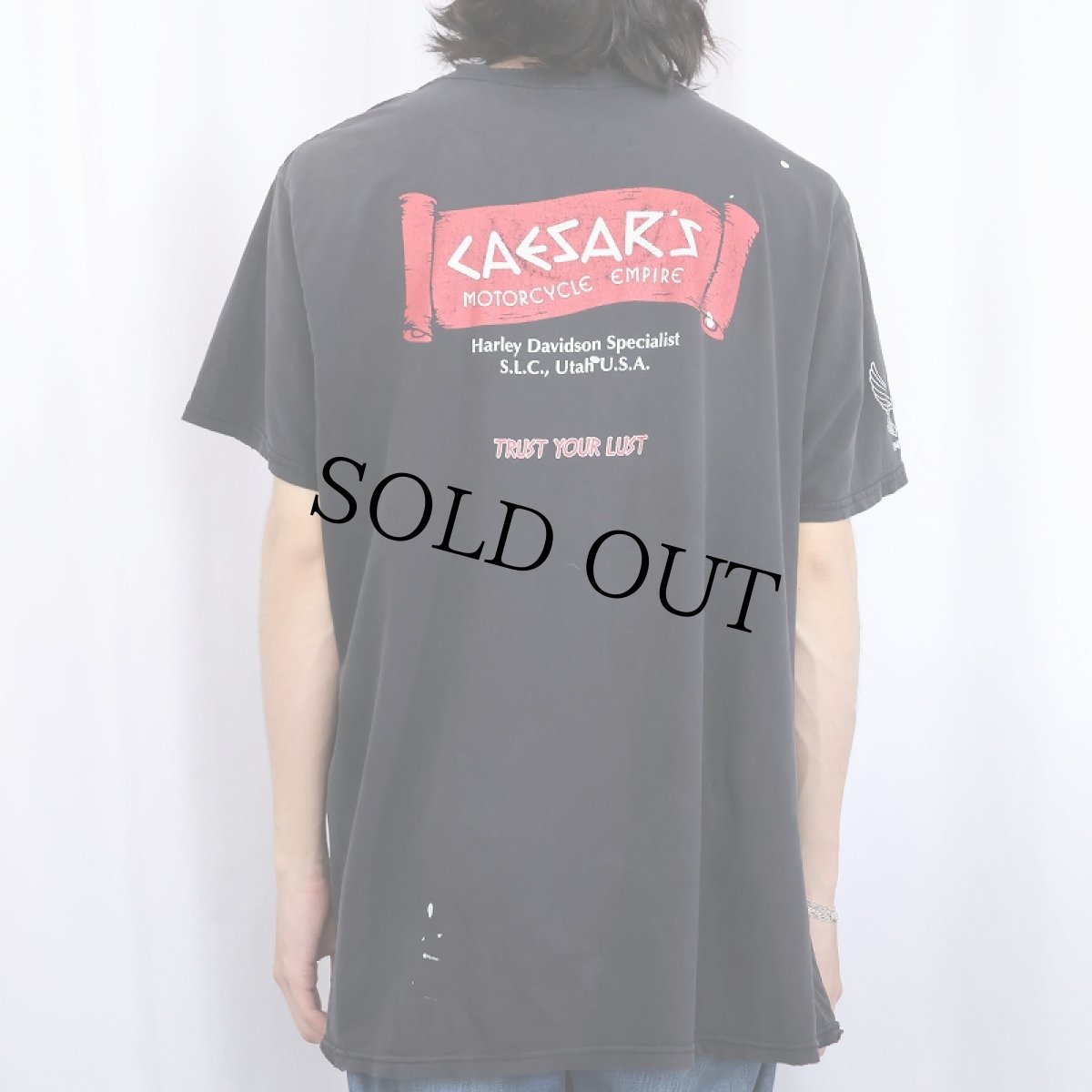 画像4: Devil's Slide Rid "レッドデビル" サイクリングイベントプリントTシャツ BLACK (4)
