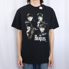画像2: 2000's THE BEATLES ロックバンドプリントTシャツ BLACK L (2)