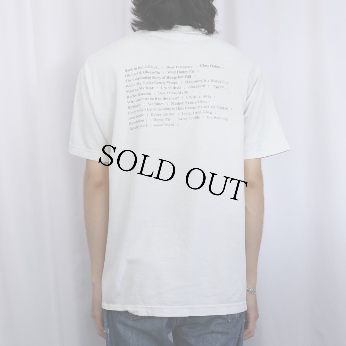 画像3: 2000's THE BEATLES ロックバンドプリントTシャツ L (3)