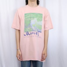 画像2: 90's Claude Monet "Water Lilies" アートプリントTシャツ  (2)