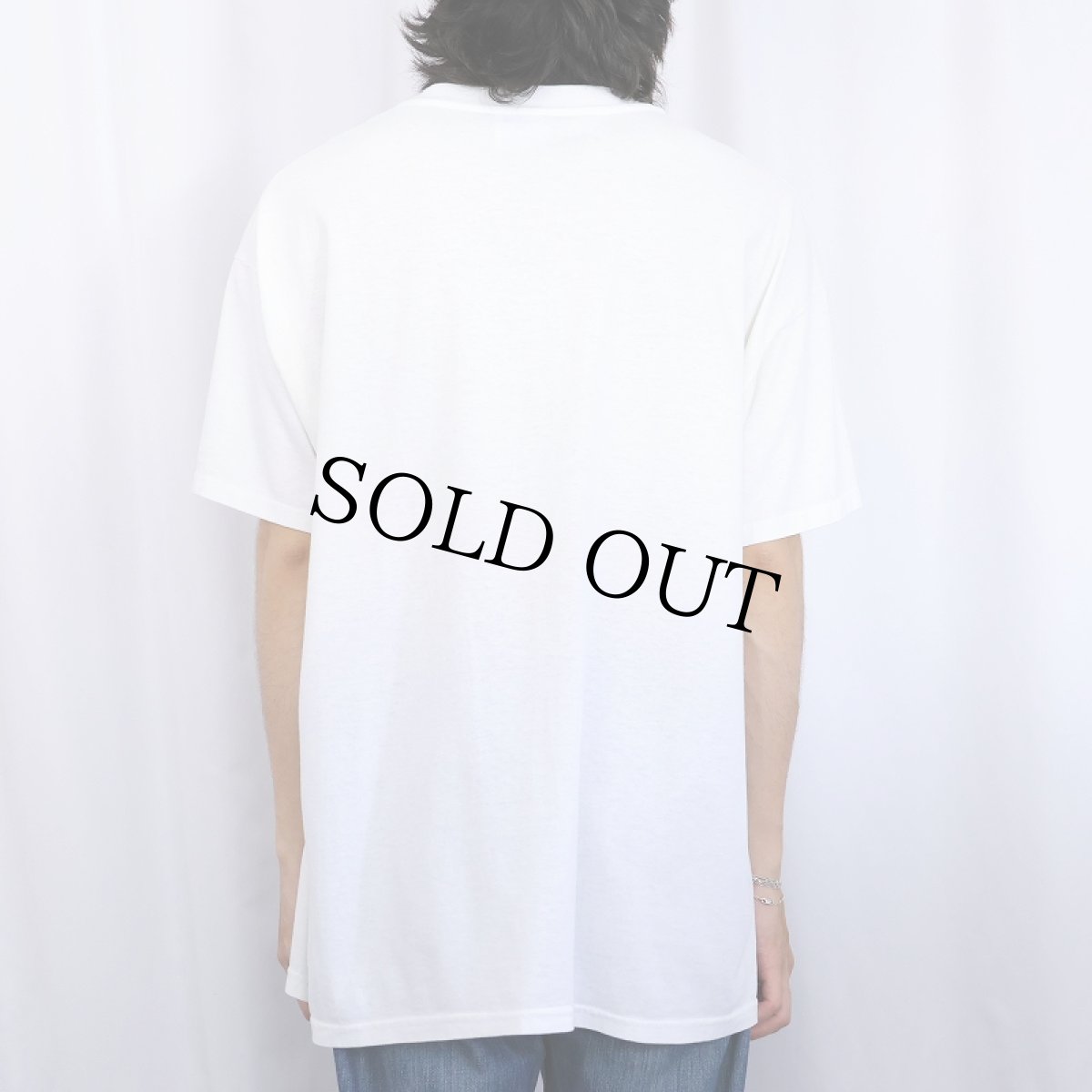 画像3: 90's Claude Monet "The Artist's Garden at V?theuil" アートプリントTシャツ XL (3)