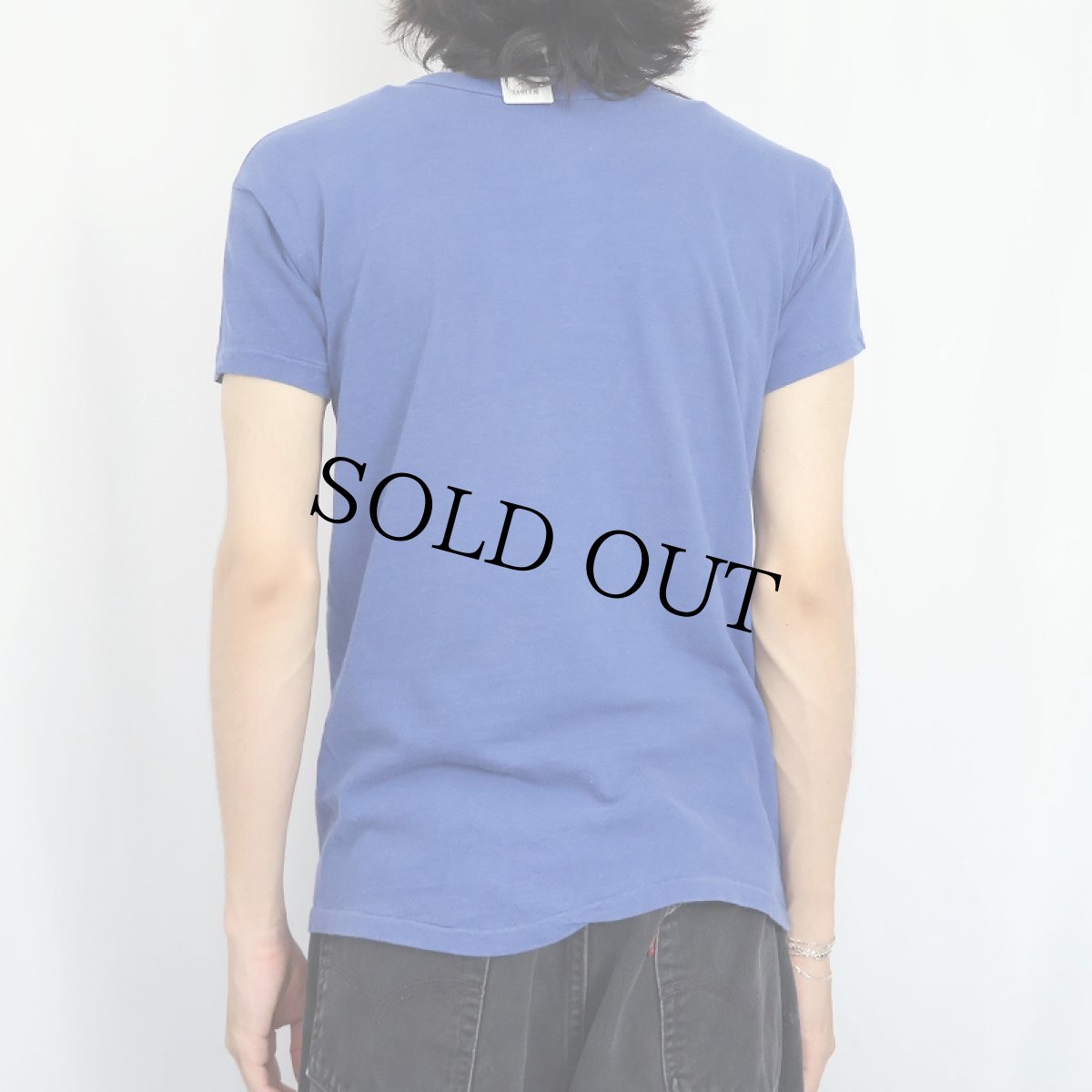 画像3: 60's Russell Southern USA製 "STEINDLER" フロッキープリントTシャツ L (3)
