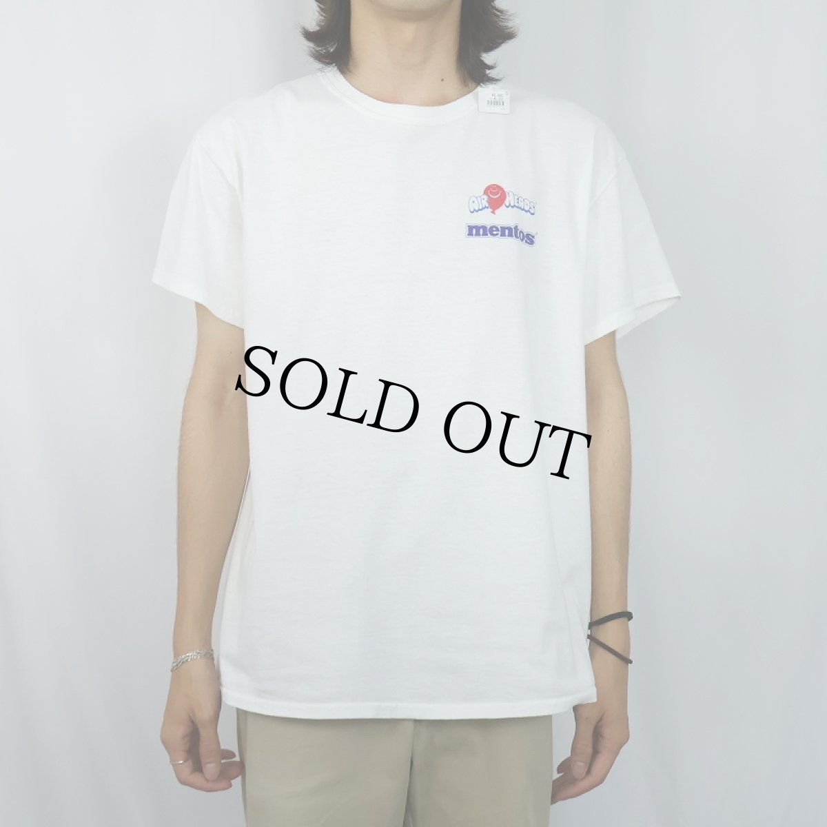 画像3: AIR HEADS × mentos お菓子プリントTシャツ L (3)