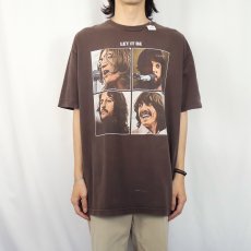 画像2: 2000's THE BEATLES "LET IT BE" ロックバンドプリントTシャツ XL (2)