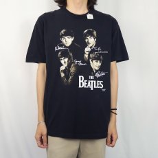 画像2: 2000's THE BEATLES ロックバンドプリントTシャツ BLACK L (2)