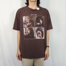 画像2: 2000's THE BEATLES "LET IT BE" ロックバンドプリントTシャツ XL (2)