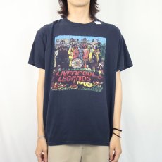 画像2: LIVERPOOL LEGENDS トリビュートバンド プリントTシャツ BLACK L (2)