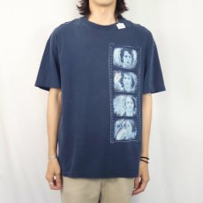 画像2: THE BEATLES ロックバンドプリントTシャツ XL (2)