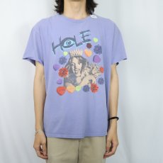 画像2: HOLE ロックバンド プリントTシャツ L (2)