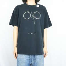 画像3: John Lennon ミュージシャンプリントTシャツ BLACK L (3)