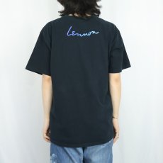 画像4: John Lennon ミュージシャンプリントTシャツ BLACK L (4)