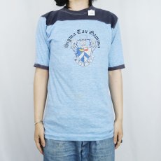画像3: 70〜80's "Sigma Tau Gamma" カレッジプリント フットボールTシャツ L (3)