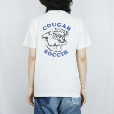 画像4: 90's USA製 "COUGAR SOCCER" ピューマ プリントTシャツ L (4)