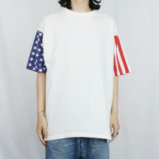 画像2: 90's USA製 星条旗デザイン Tシャツ ONESIZE (2)