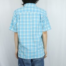 画像3: 2017SS Patagonia チェック柄 コットン×ポリエステル シアサッカーシャツ M (3)