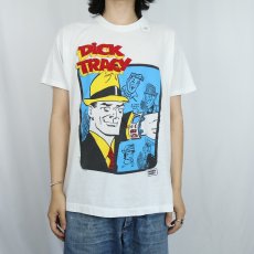 画像2: 80's DICK TRACY USA製 キャラクタープリントTシャツ XL (2)