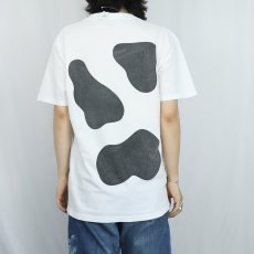 画像3: 90's GATEWAY200 USA製 牛柄 コンピューター企業Tシャツ L (3)