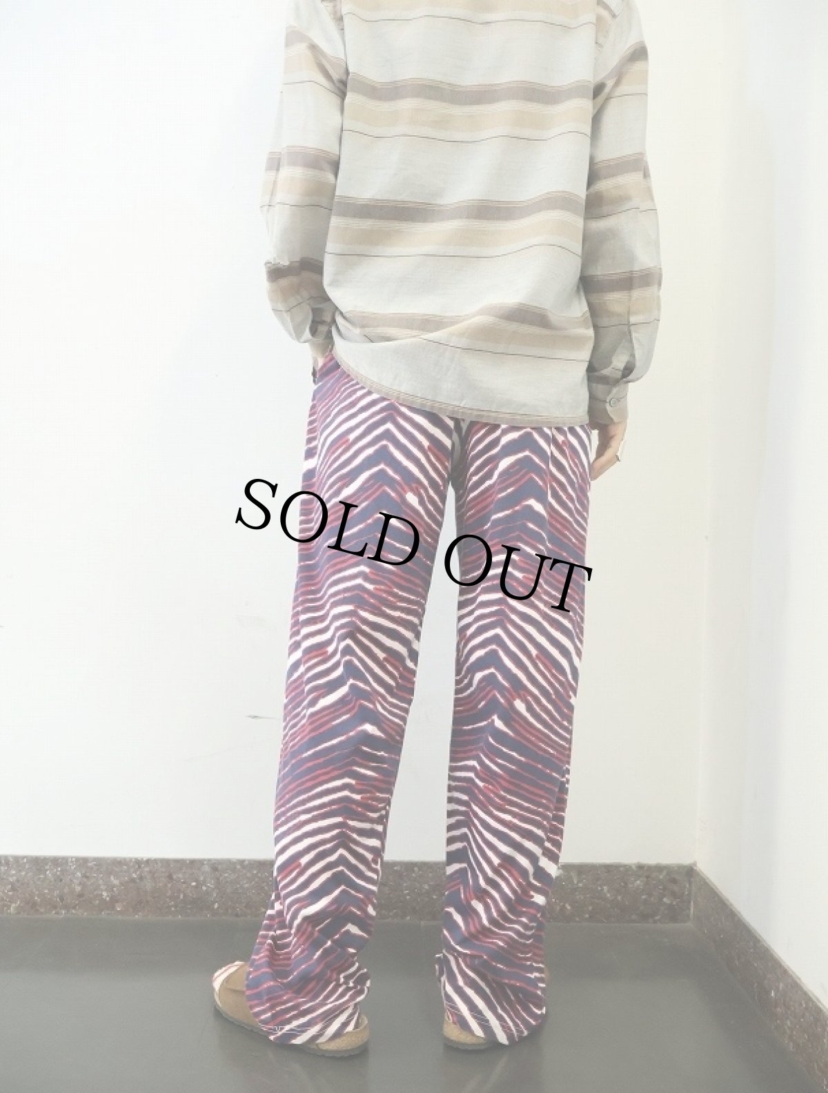 画像3: 90's ZUBAZ ゼブラ柄 コットンイージーパンツ XL (3)
