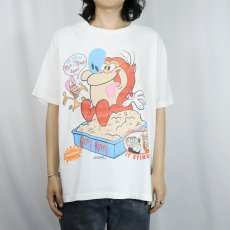 画像2: 90's  Ren&Stimpy USA製 キャラクタープリントTシャツ XL (2)