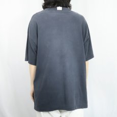 画像3: 90's Bobby G's ブタ 大判プリントTシャツ BLACK XL (3)