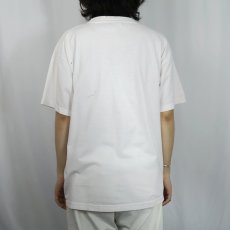 画像3: ブタ イラストプリントTシャツ L (3)