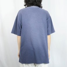 画像3: 90's SPECIAL T CANADA製 ハニカム 無地Tシャツ NAVY XL (3)