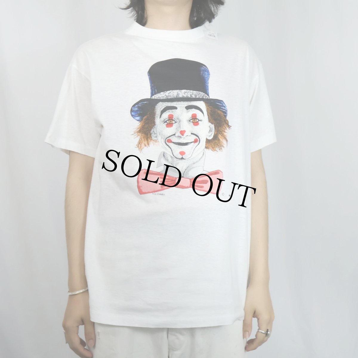 画像2: 90's Rick Embry "CLOWN" プリントTシャツ L (2)