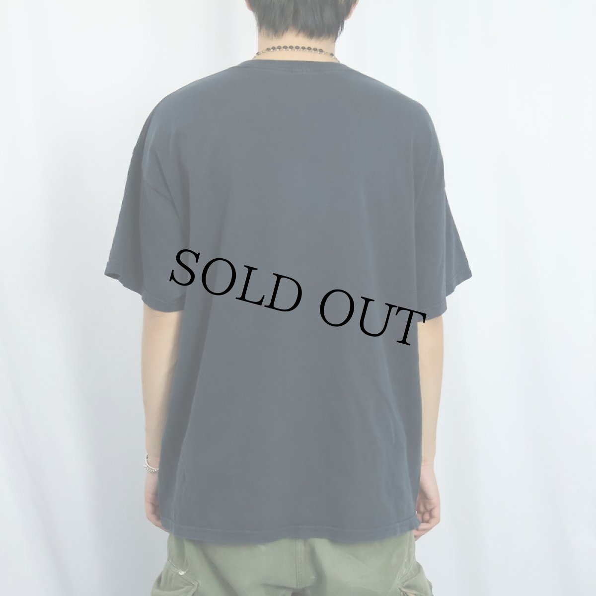 画像3: Alice in Wonderland "Cheshire Cat" 映画プリントTシャツ BLACK XL (3)