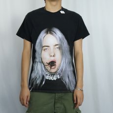 画像2: Billie Eilish "you should see me in a crown" ミュージシャンフォトプリントTシャツ BLACK M (2)