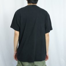 画像3: 90's FRUIT OF THE LOOM USA製 無地ポケットTシャツ BLACK L (3)
